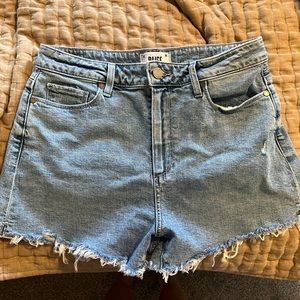 Paige Margo short distressed denim shorts